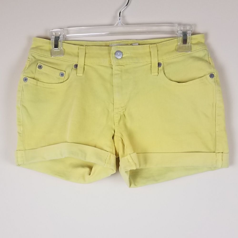 Vineyard Vines Yellow Denim Shorts 00 - Picture 2 of 8